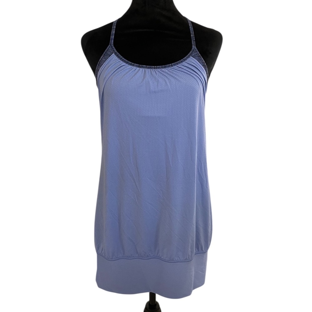Lululemon No Limits tank lullaby Size 6, two Toned Blue